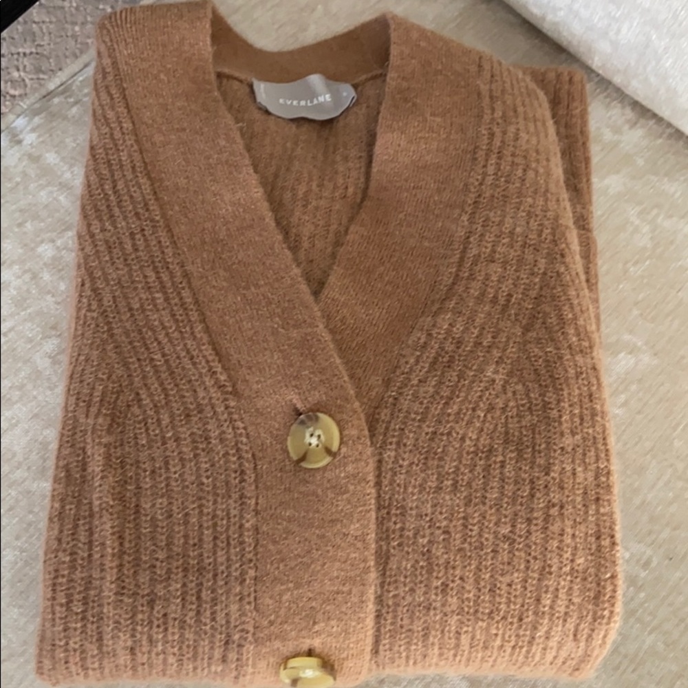 Everlane Oversized Alpaca Cardigan